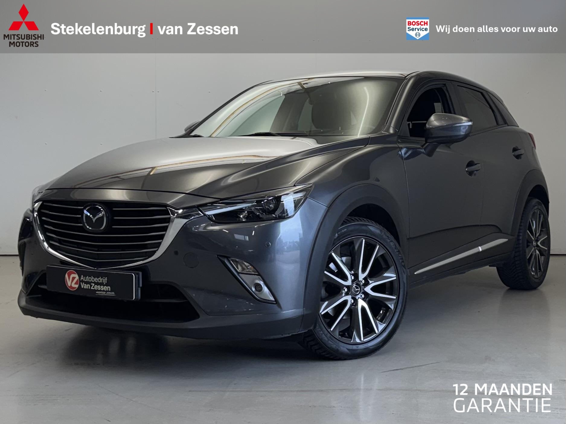 Mazda CX-3 2.0 SkyActiv-G 120 GT-M | Leder | Bose | Head Up, Auto's, 4 cilinders, Leder, SUV of Terreinwagen, 1170 kg
