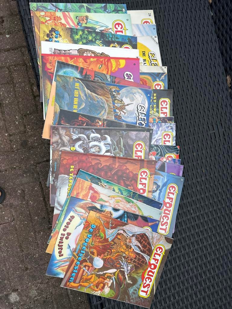 Grote collectie Elfquest stripboeken (diverse delen), Boeken, Meerdere stripboeken, Ophalen, Gelezen