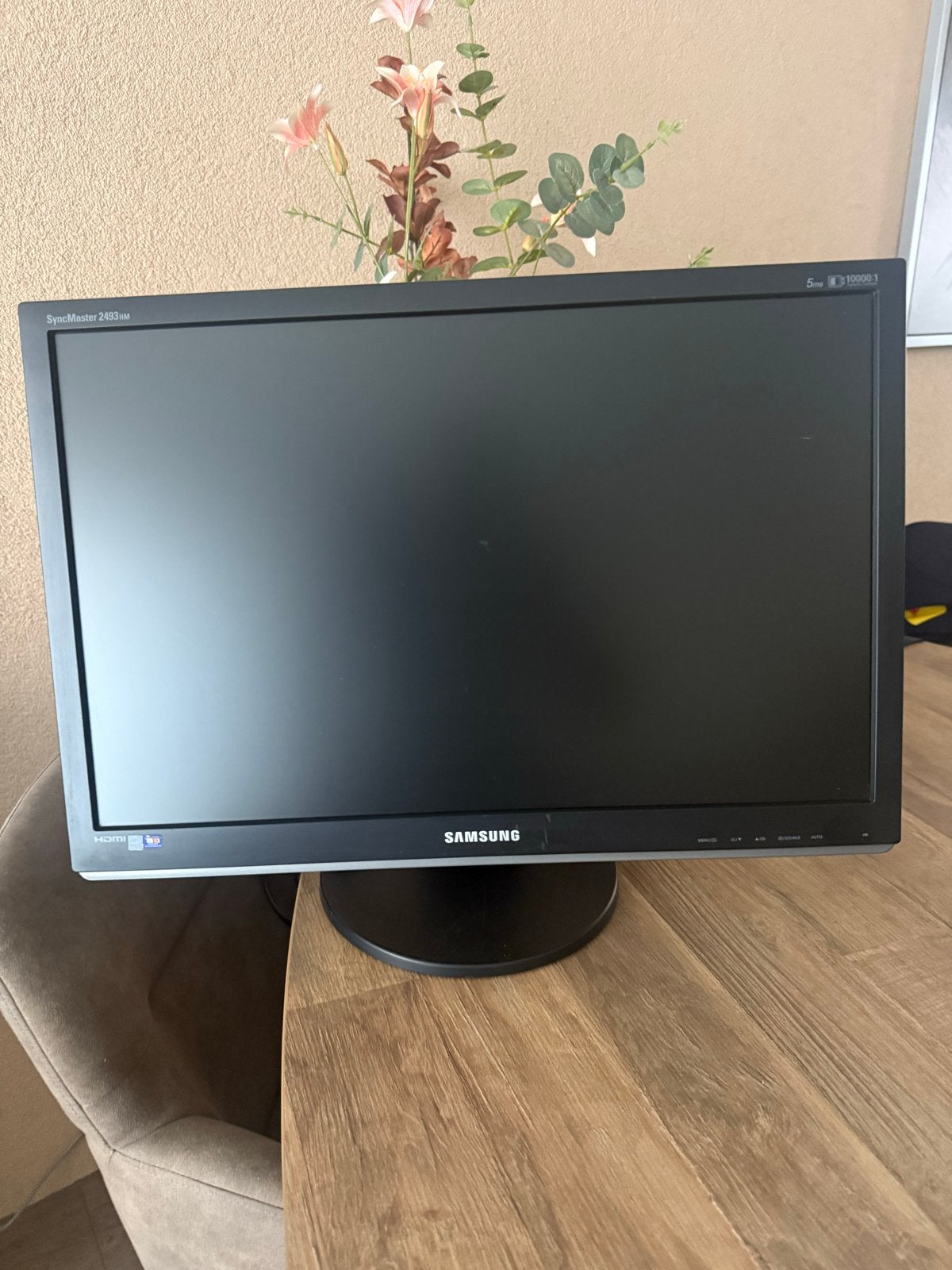 Samsung SyncMaster 2493HM Monitor - 24 inch, Computers en Software, Gebruikt, In hoogte verstelbaar, Full HD, Ophalen of Verzenden