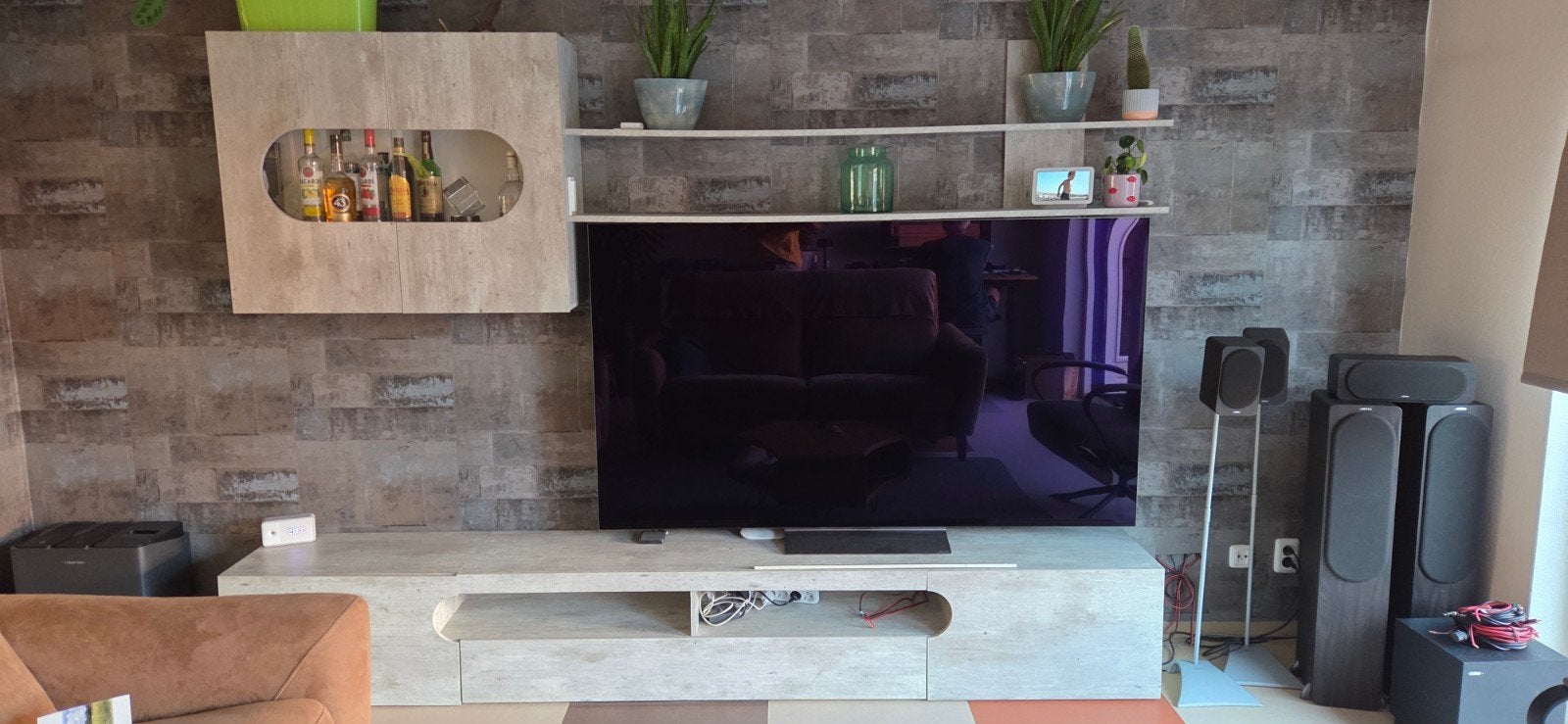 Gratis! Compleet wandmeubel en tv-meubel, Huis en Inrichting, Ophalen, Gebruikt, 25 tot 50 cm, Minder dan 100 cm