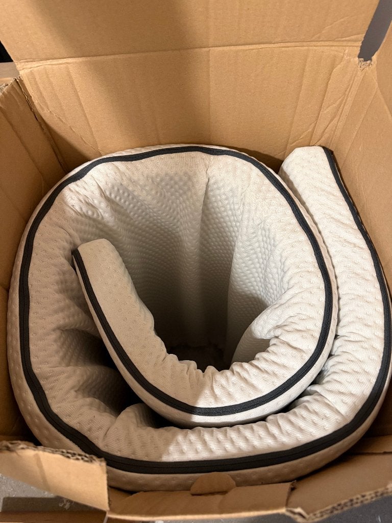 Emma matras topper, Ophalen, 90 cm, Eenpersoons, Zo goed als nieuw