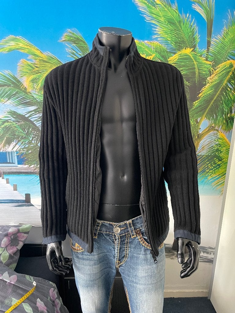 **PAUL & SHARK** ZGAN Zéér Mooi ZWART Structuur VEST / JAS., Kleding | Heren, Maat 52/54 (L), Verzenden, Zwart, Zo goed als nieuw