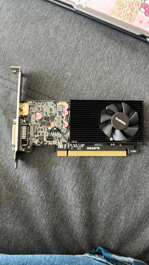 NVIDIA GT 1030 Gigabte DDR5 2GB, Computers en Software, Videokaarten, PCI-Express 3, Ophalen of Verzenden, HDMI, Nvidia