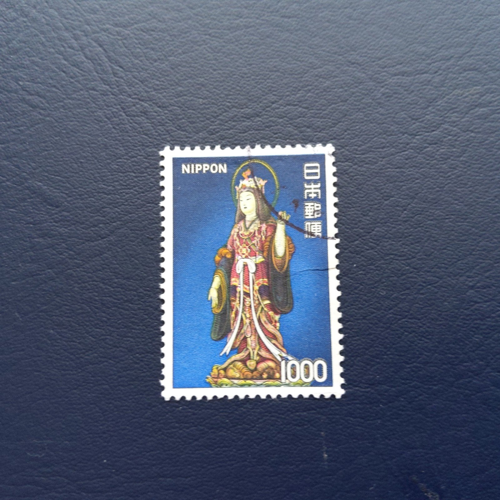 Japanse postzegel - 1000 Yen - Boeddha figuur, Ophalen of Verzenden, Postfris, Oost-Azië