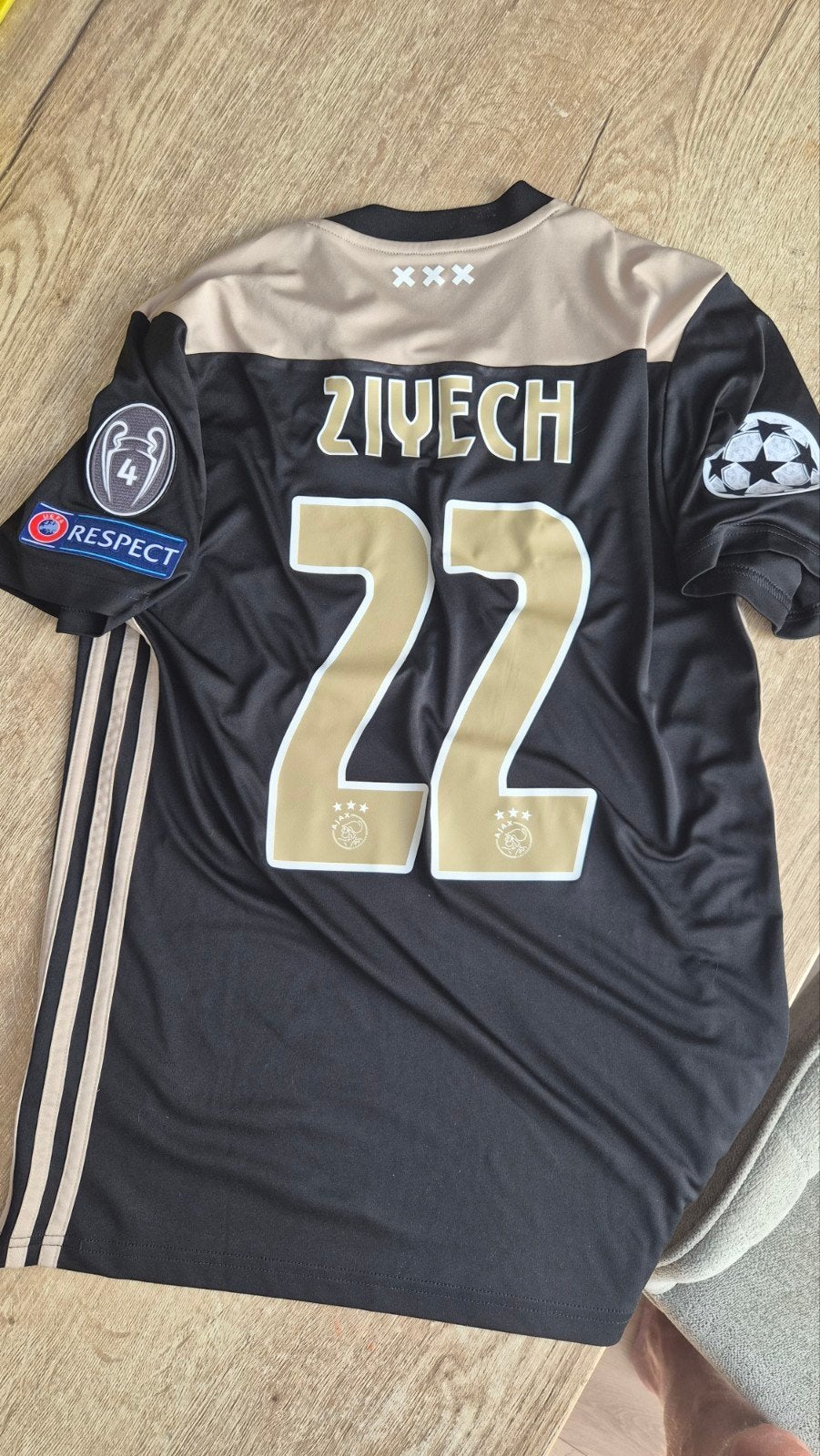Officieel Ajax uitshirt 2018 - 2019 maat S, Ophalen of Verzenden, Zo goed als nieuw, Ajax, Shirt