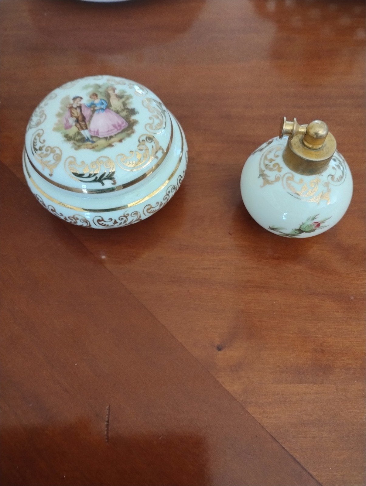 Antieke porseleinenkoffie en thee kopjes en snuisterijen, Antiek en Kunst, Ophalen of Verzenden
