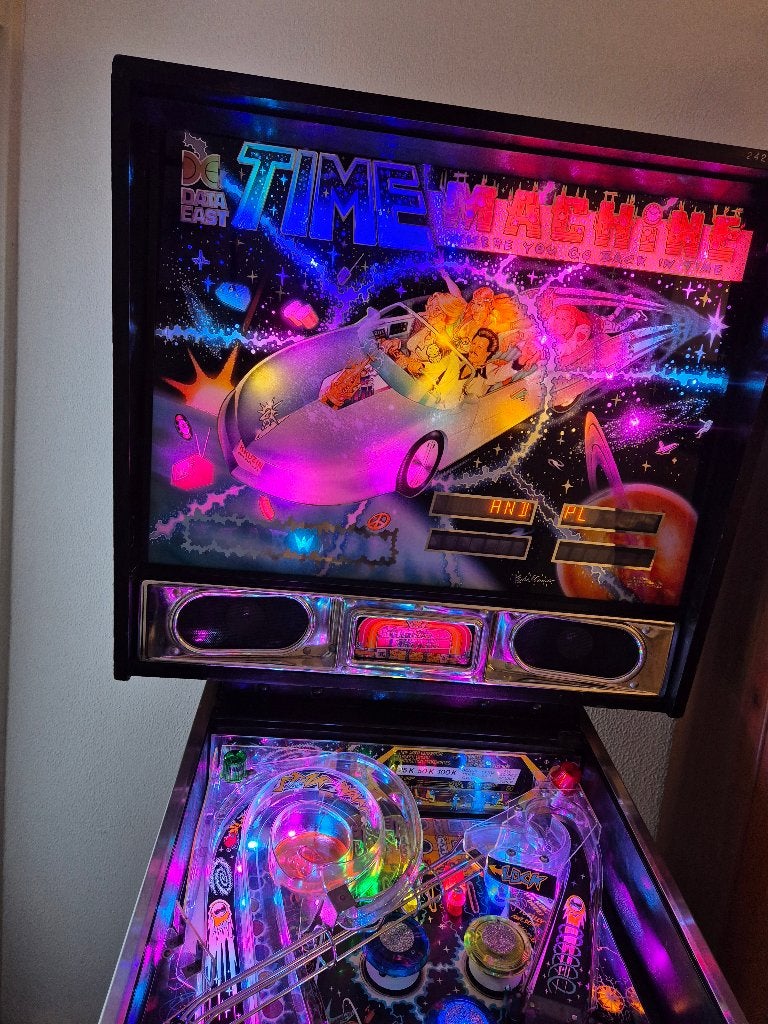 Data East Time Machine – 1988, Verzamelen, Automaten | Flipperkasten, Gebruikt, Elektronisch, Ophalen of Verzenden, Data East