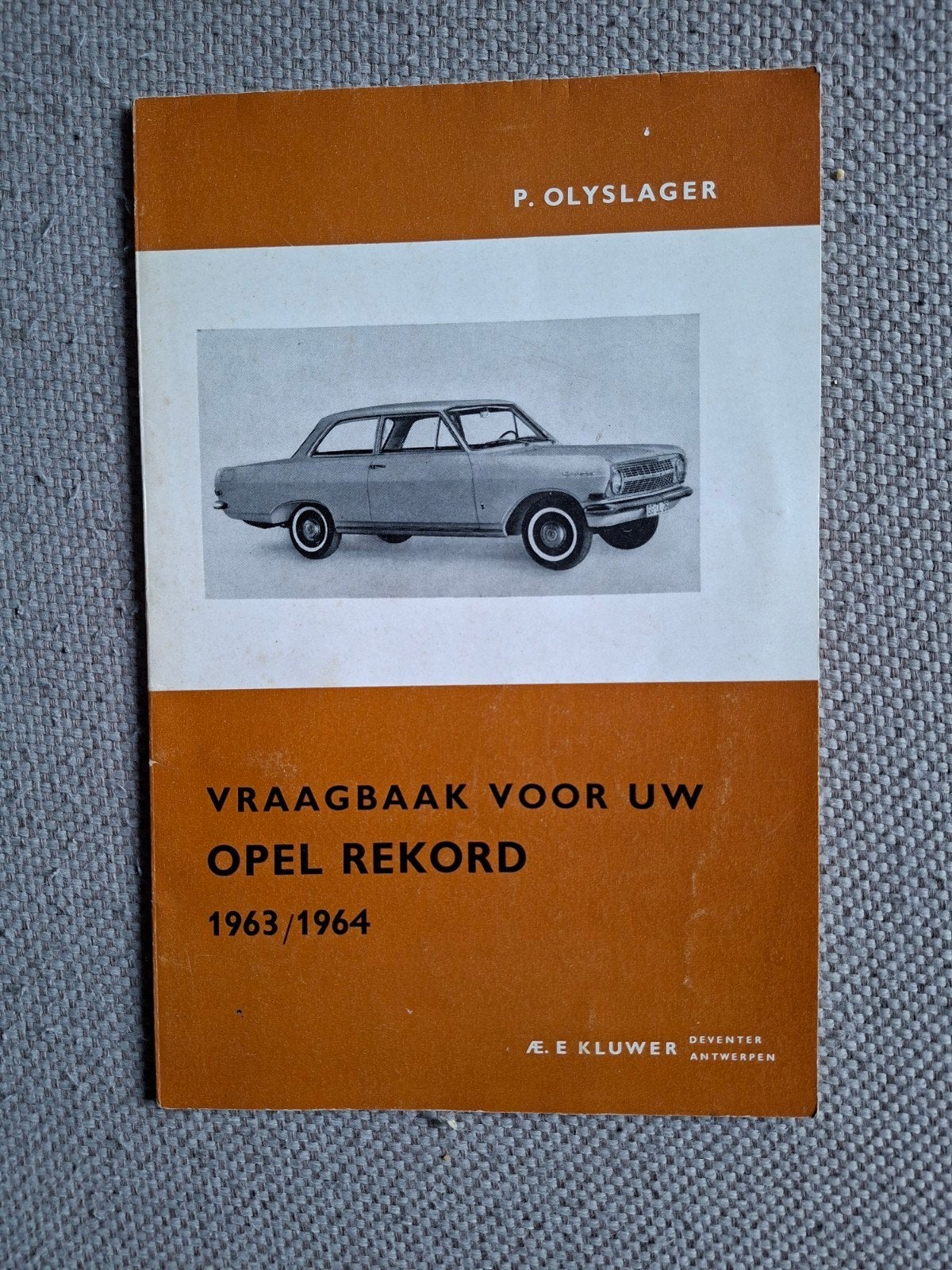Vraagbaak Opel Record, Ophalen of Verzenden