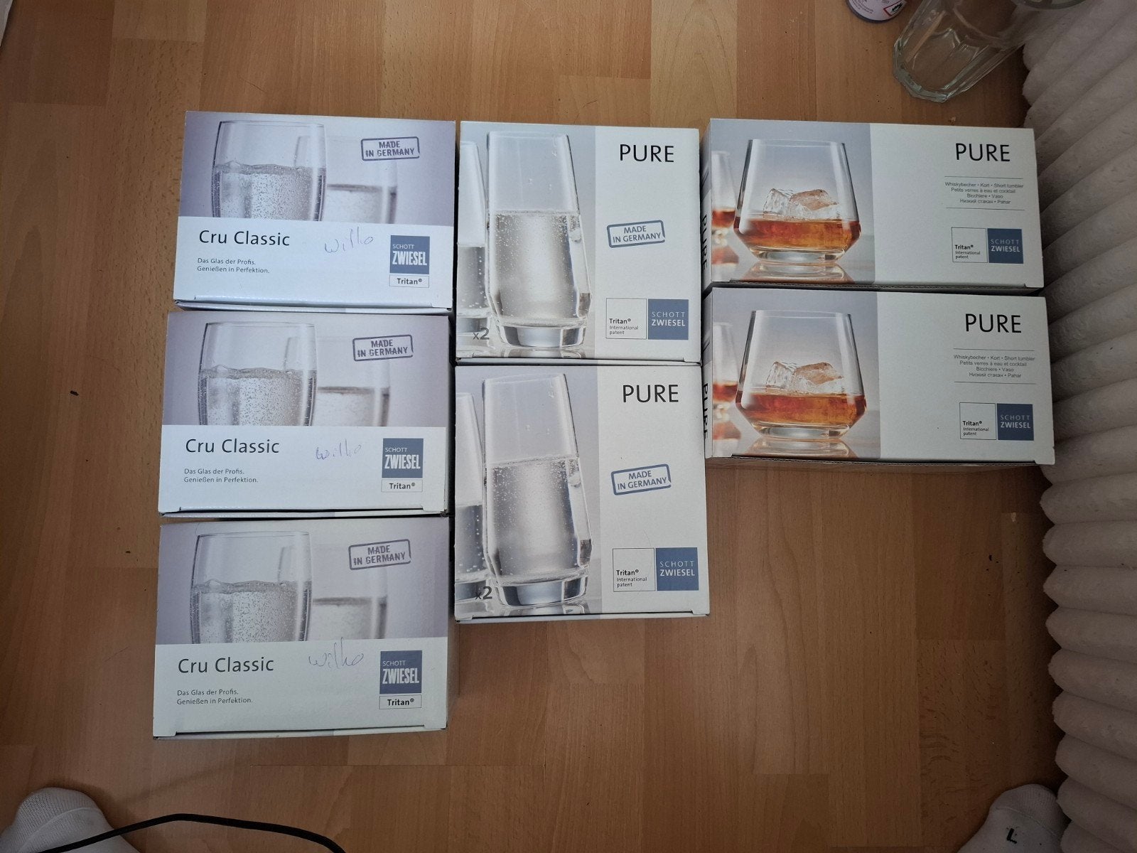 Schott Zwiesel glazen - Nieuw in doos, Nieuw, Ophalen of Verzenden, Overige merken, Glas