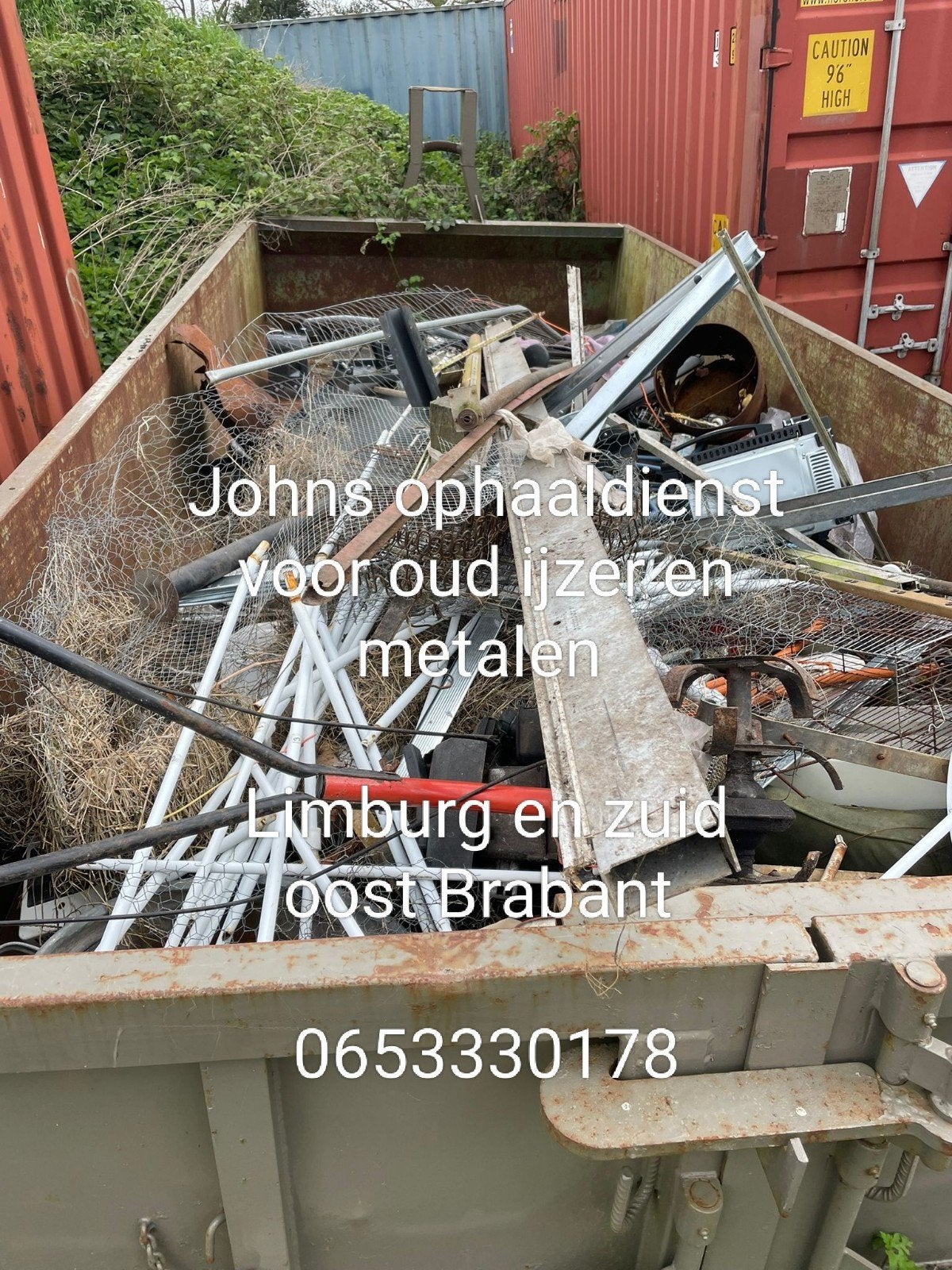 oud ijzer en metalen - gratis ophaaldienst, Ophalen, Gebruikt, Overige metalen