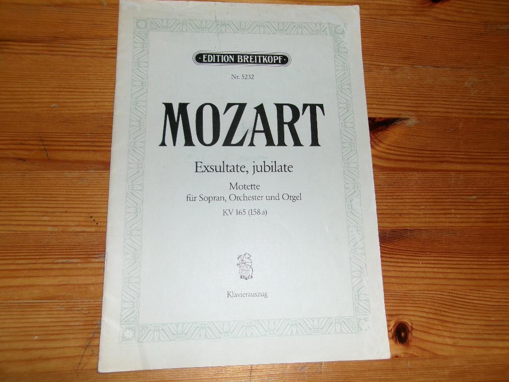 Mozart - exsultate jubilate motette kv 165, Gebruikt, Klassiek, Ophalen of Verzenden, Artiest of Componist