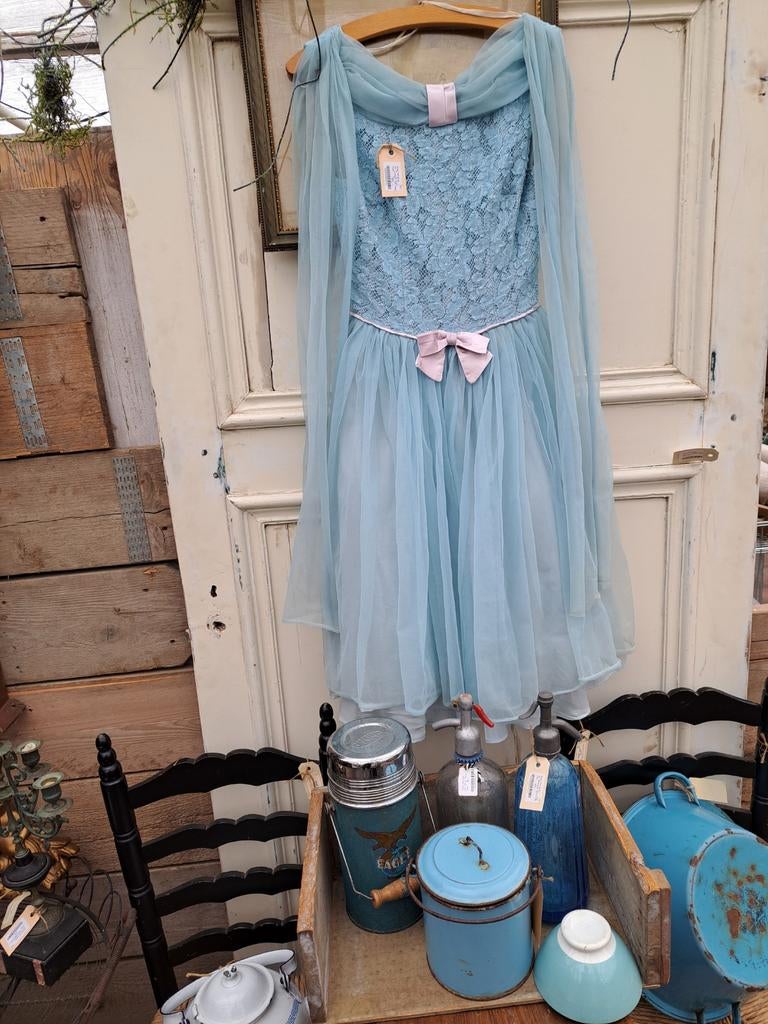 Brocant,vintage jurk voor op paspop, Ophalen of Verzenden