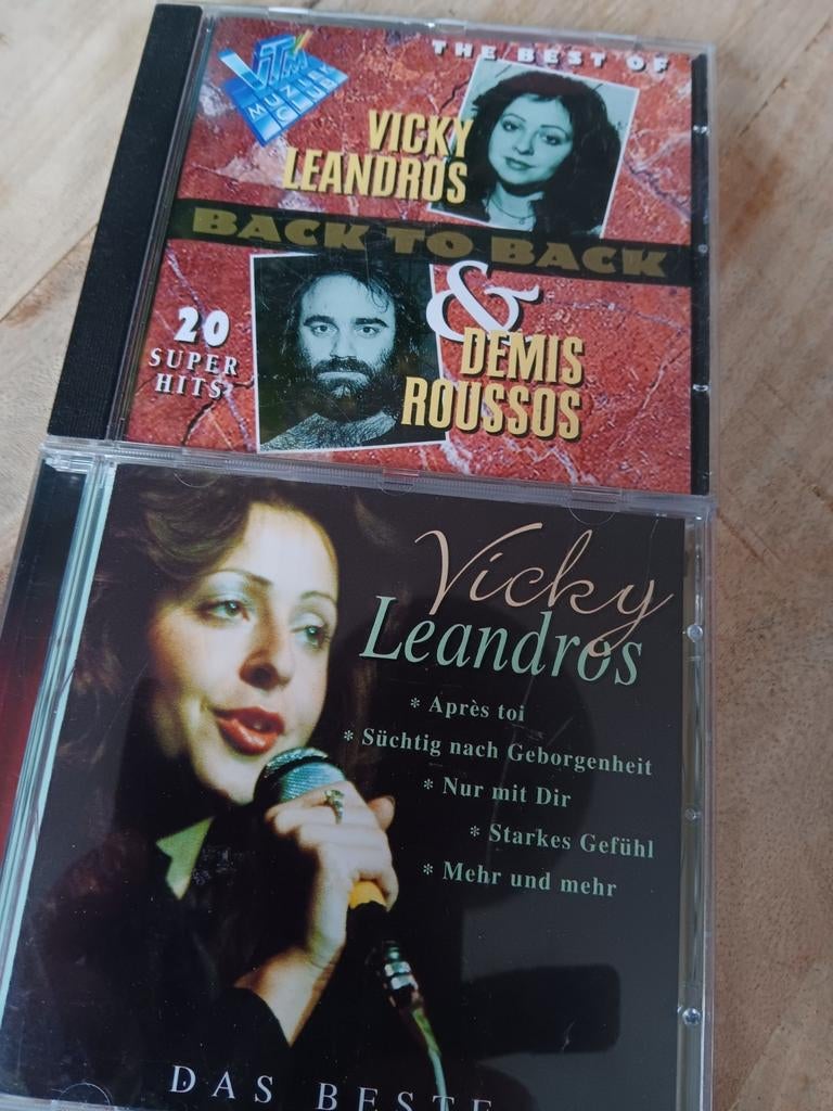 Vicky Leandros & Demis Roussos CD's - 20 Super Hits, Ophalen of Verzenden, Gebruikt