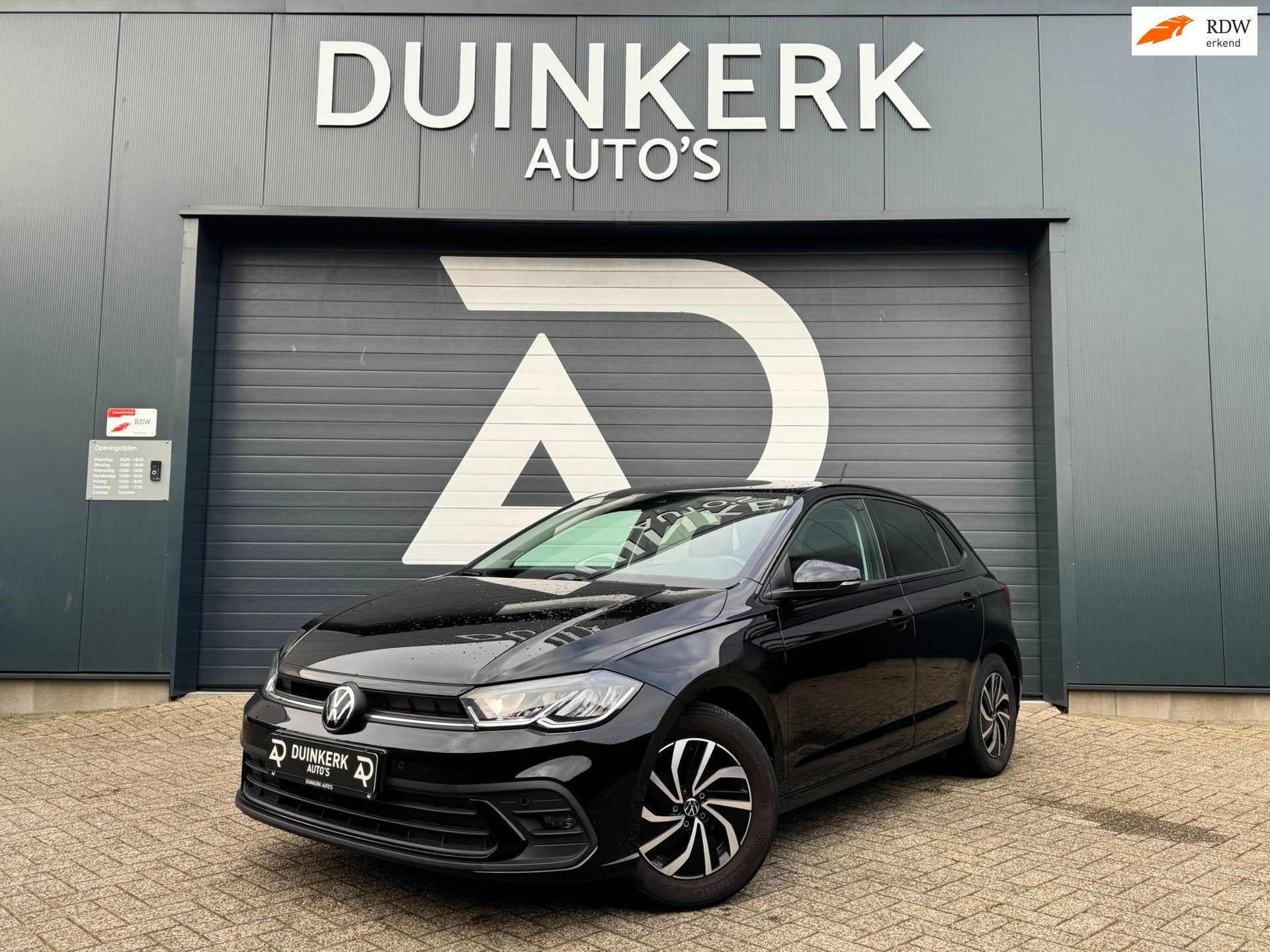 Volkswagen Polo 1.0 TSI Life Business | Airco | Clima | Stoe, Voorwielaandrijving, Automatische klimaatregeling, Stof, Zwart