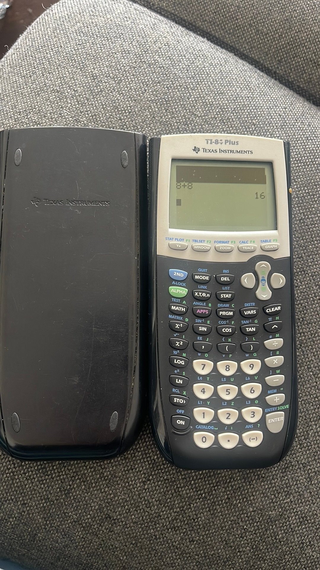 Texus instruments rekening machine TI-84 plus, Ophalen of Verzenden, Grafische rekenmachine, Gebruikt
