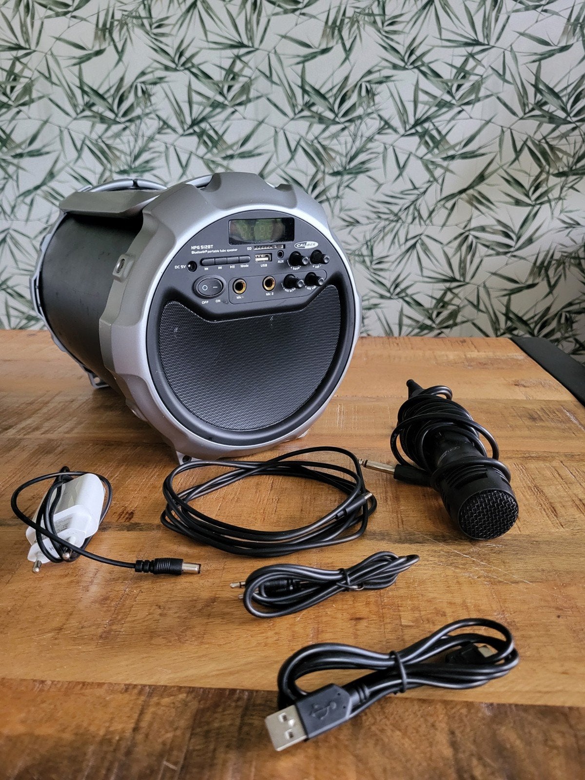Karaoke Set / Bleutooth Portable Speaker, Ophalen, Zo goed als nieuw, Overige typen
