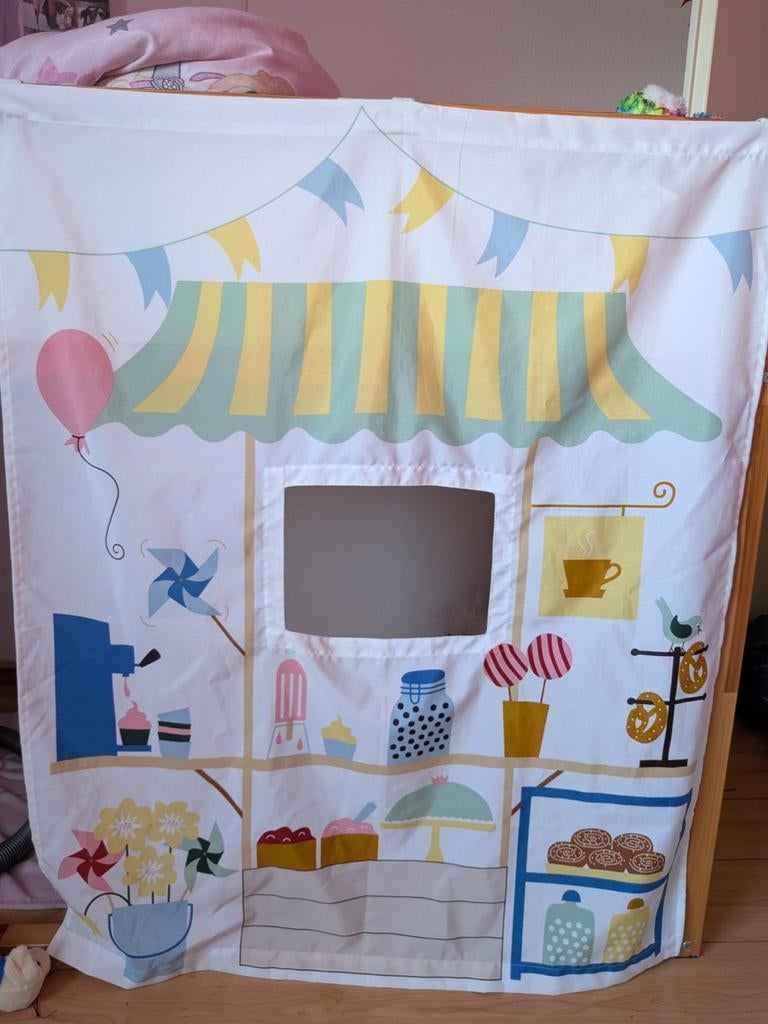 IKEA Kura bedtent: Markt/winkel en fruitkraam, Ophalen of Verzenden, Gebruikt, Jongen of Meisje