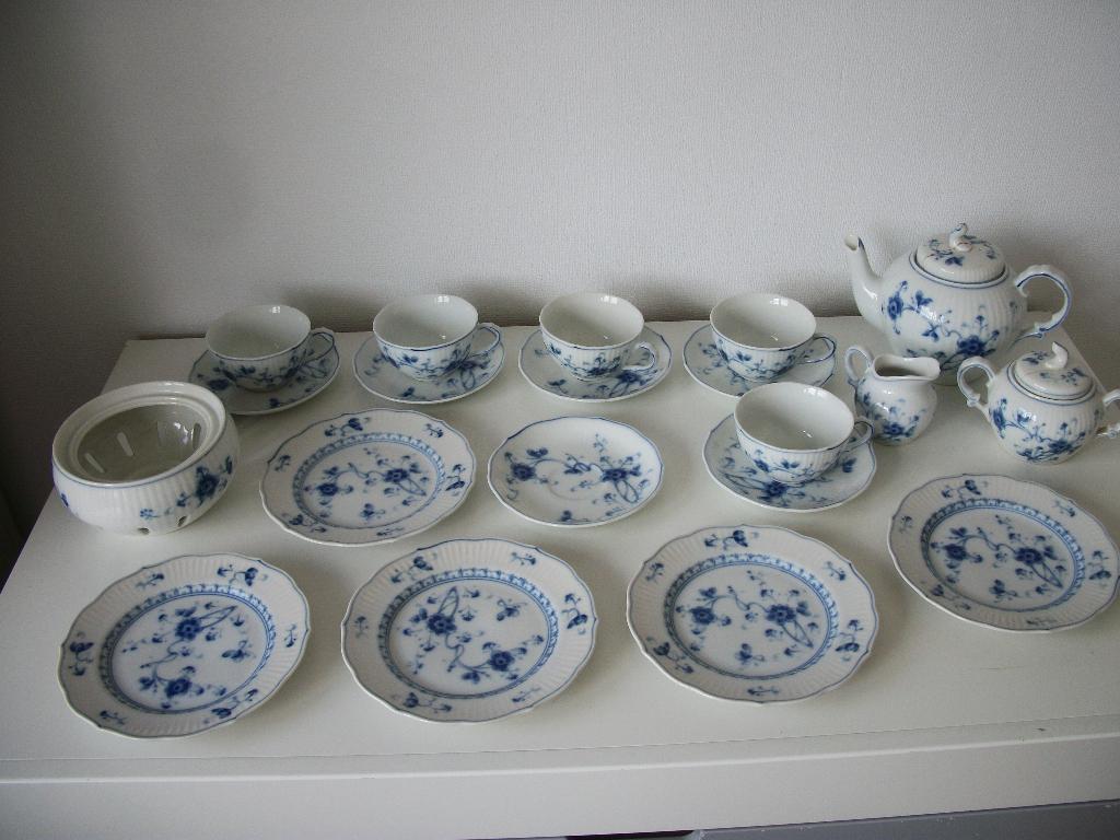 5 Gebaksbordjes, Kop en Schotels Victoria Blue 7050 - p.stuk, Ophalen of Verzenden