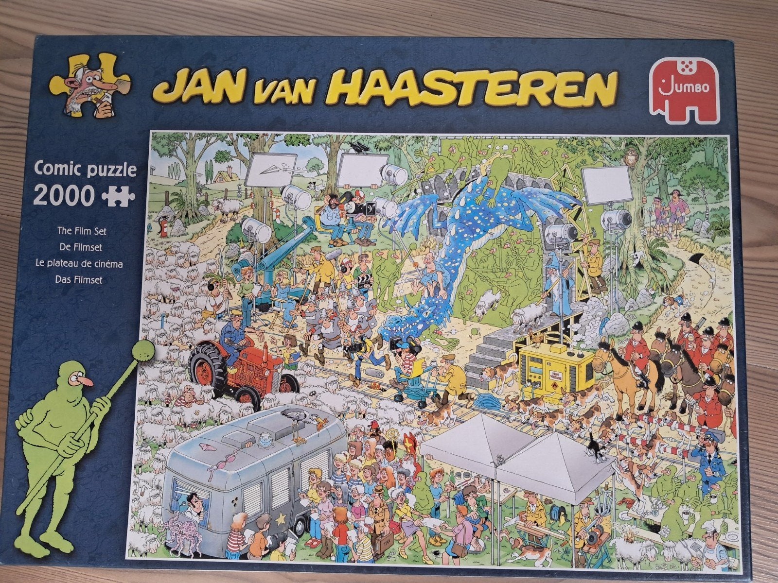 Jan van Haasteren | De Filmset | 2000 stukjes, Ophalen, Meer dan 1500 stukjes, Zo goed als nieuw
