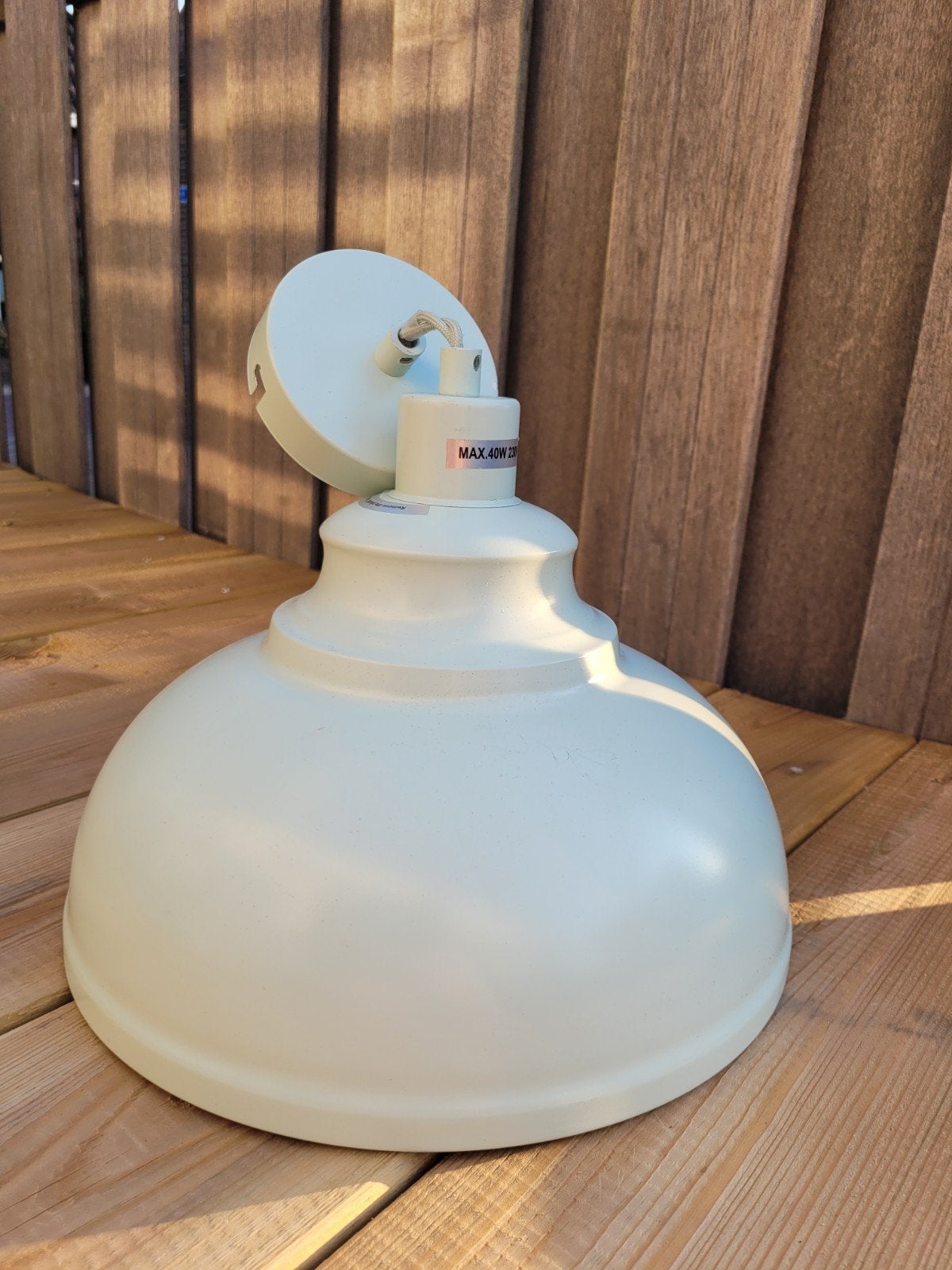 Mintgroene lamp voor baby- of kinderkamer, Huis en Inrichting, Gebruikt, Kinderkamer, Modern, Metaal, E27 (groot)
