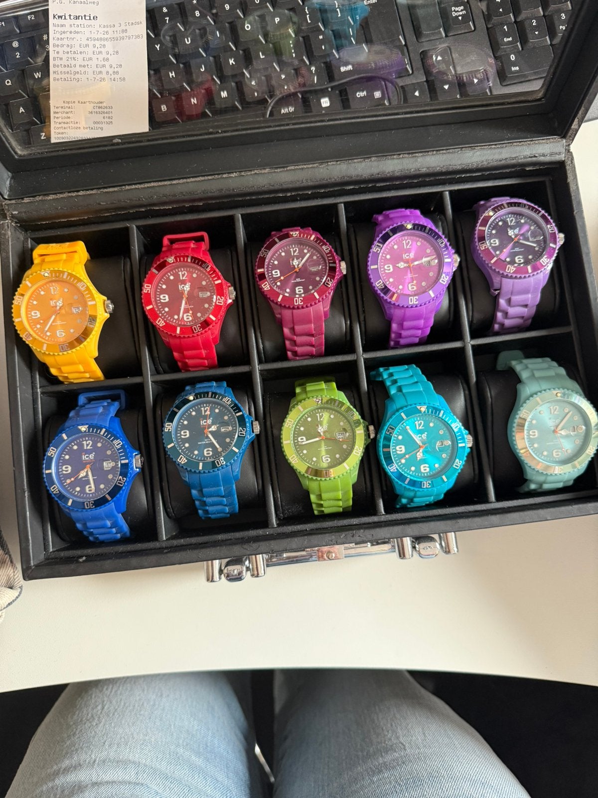 Ice watches in meer kleuren 5,- per stuk!!, Sieraden, Tassen en Uiterlijk, Horloges | Dames, Overige merken, Overige materialen