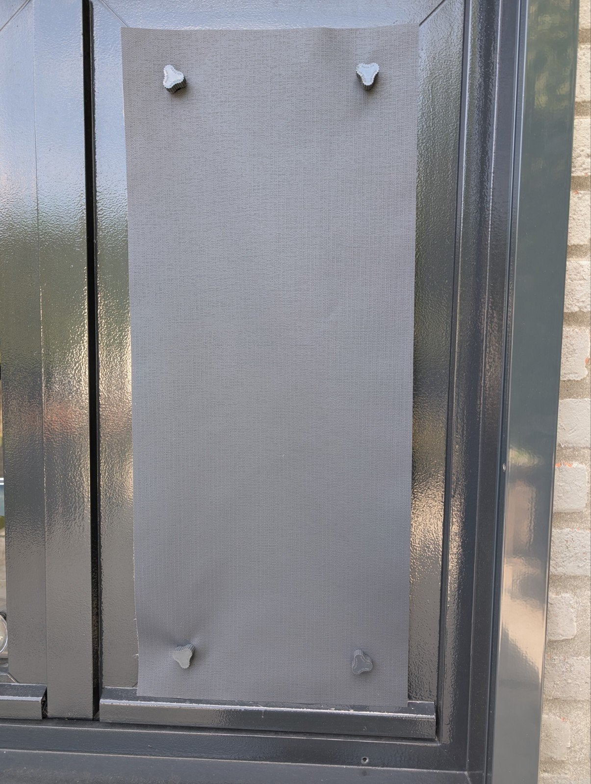 zonwering / sunscreen antraciet 2 st, Tuin en Terras, Zonneschermen, Ophalen of Verzenden, Minder dan 250 cm, Zo goed als nieuw