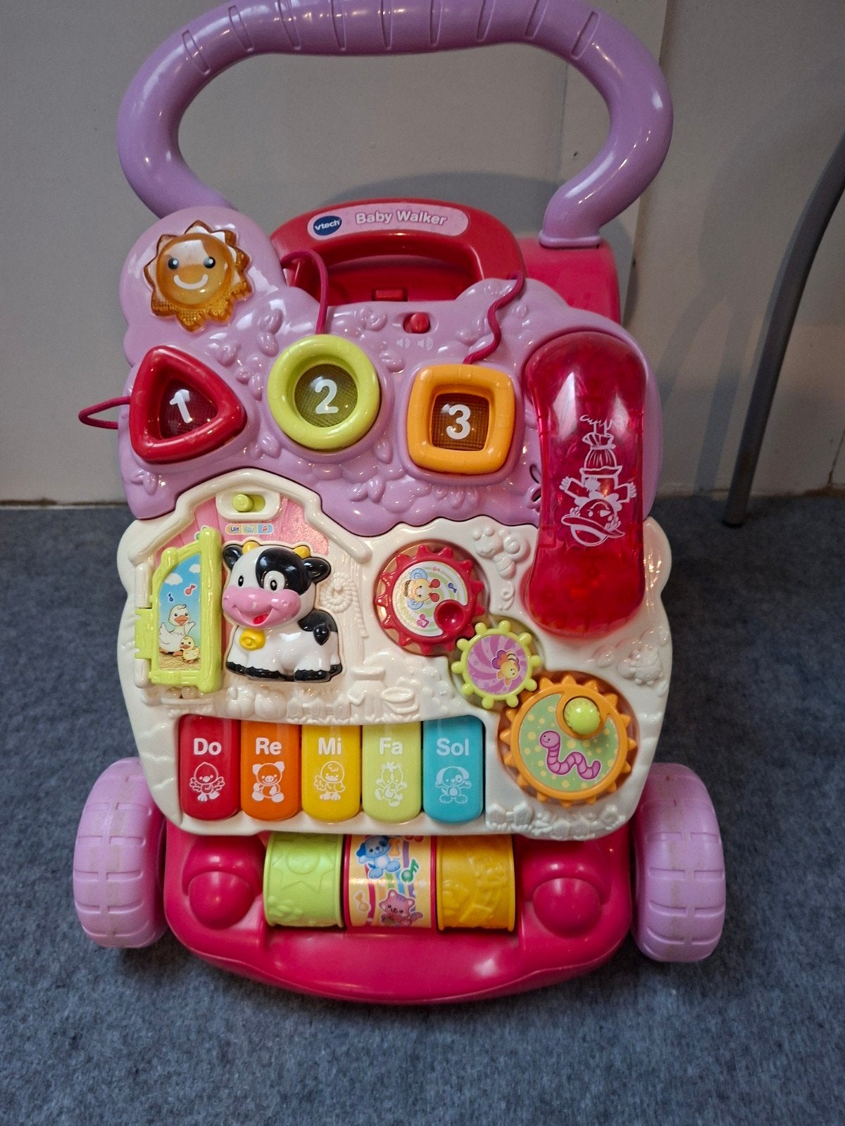 VTech Baby Walker loopwagen met activiteitenpaneel, Ophalen