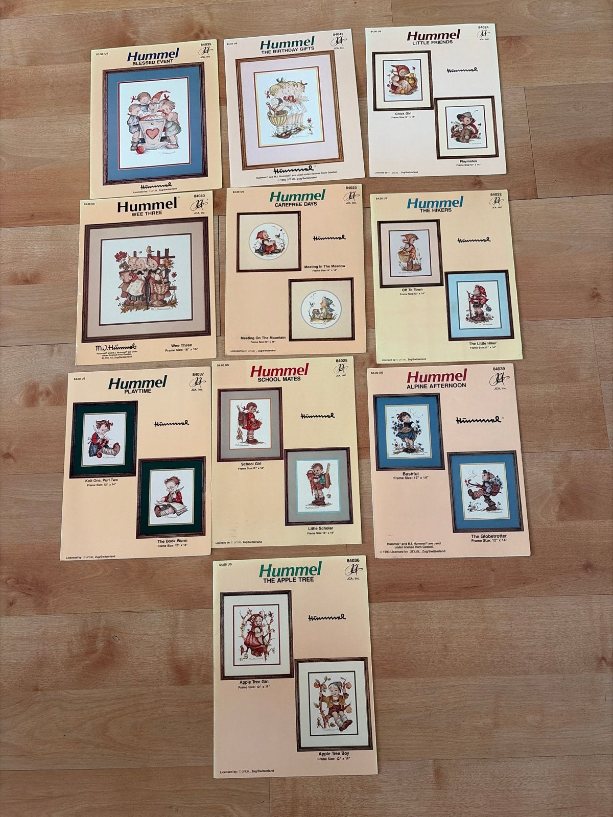 Hummel Borduurpatronen Collectie - Diverse Thema's, Gebruikt, Overige thema's, Meerkleurig, Ophalen of Verzenden