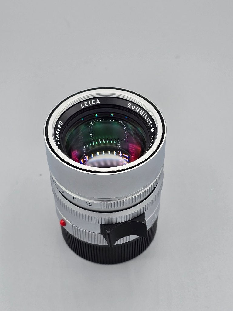 Leica Summilux-M 50mm f/1.4 ASPH Lens–Silver | Model 11892, Audio, Tv en Foto, Fotografie | Lenzen en Objectieven, Ophalen, Zo goed als nieuw