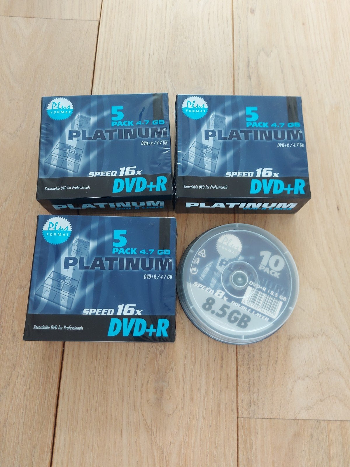 Nieuwe DVD+R en DVD+R DL schijven - Platinum en Plus Format, Ophalen, Nieuw, Dvd, Dubbellaags