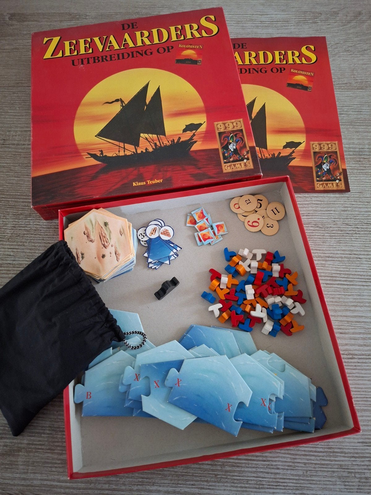Zeevaarders Uitbreiding op Kolonisten van Catan, Ophalen of Verzenden, Zo goed als nieuw, 999 Games