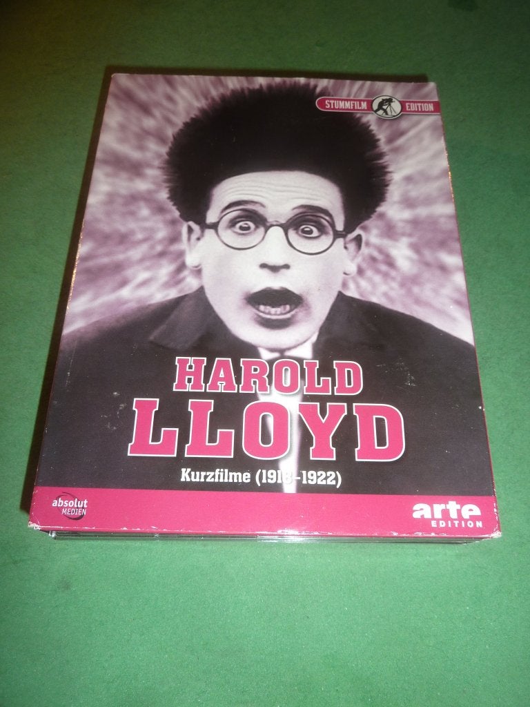 Harold Lloyd Kürzfilme (1918-1922) 4 Dvd-box Duitse import, Verzenden, Alle leeftijden, Zo goed als nieuw, Duits