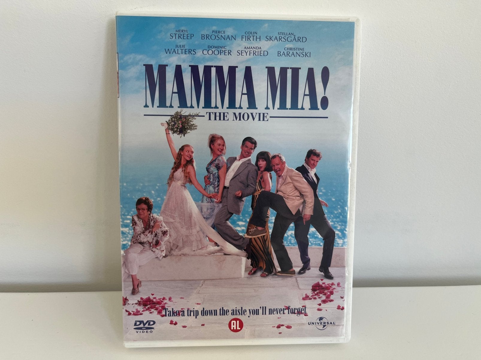 Mamma Mia - DVD (Nieuwstaat), Alle leeftijden, Ophalen of Verzenden, Zo goed als nieuw, Romantische komedie