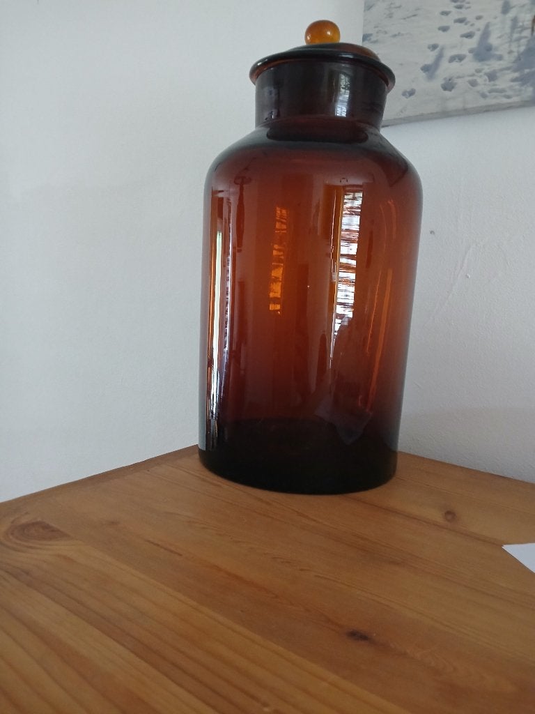 Apotheek glas pot 35cm, Ophalen