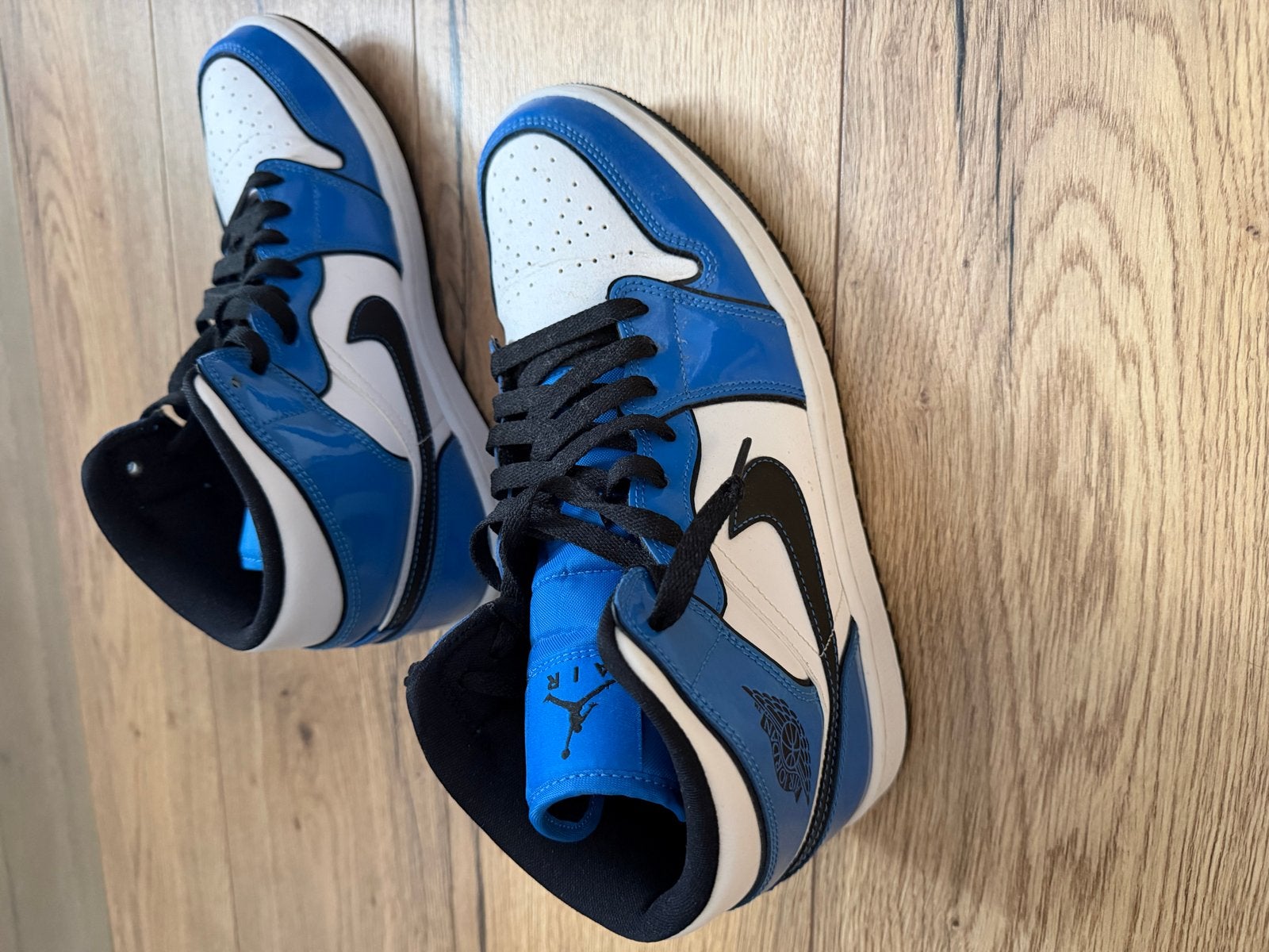 Nike Air Jordan 1 Mid Royal Blue, Kleding | Heren, Schoenen, Blauw, Ophalen of Verzenden, Sneakers of Gympen, Zo goed als nieuw