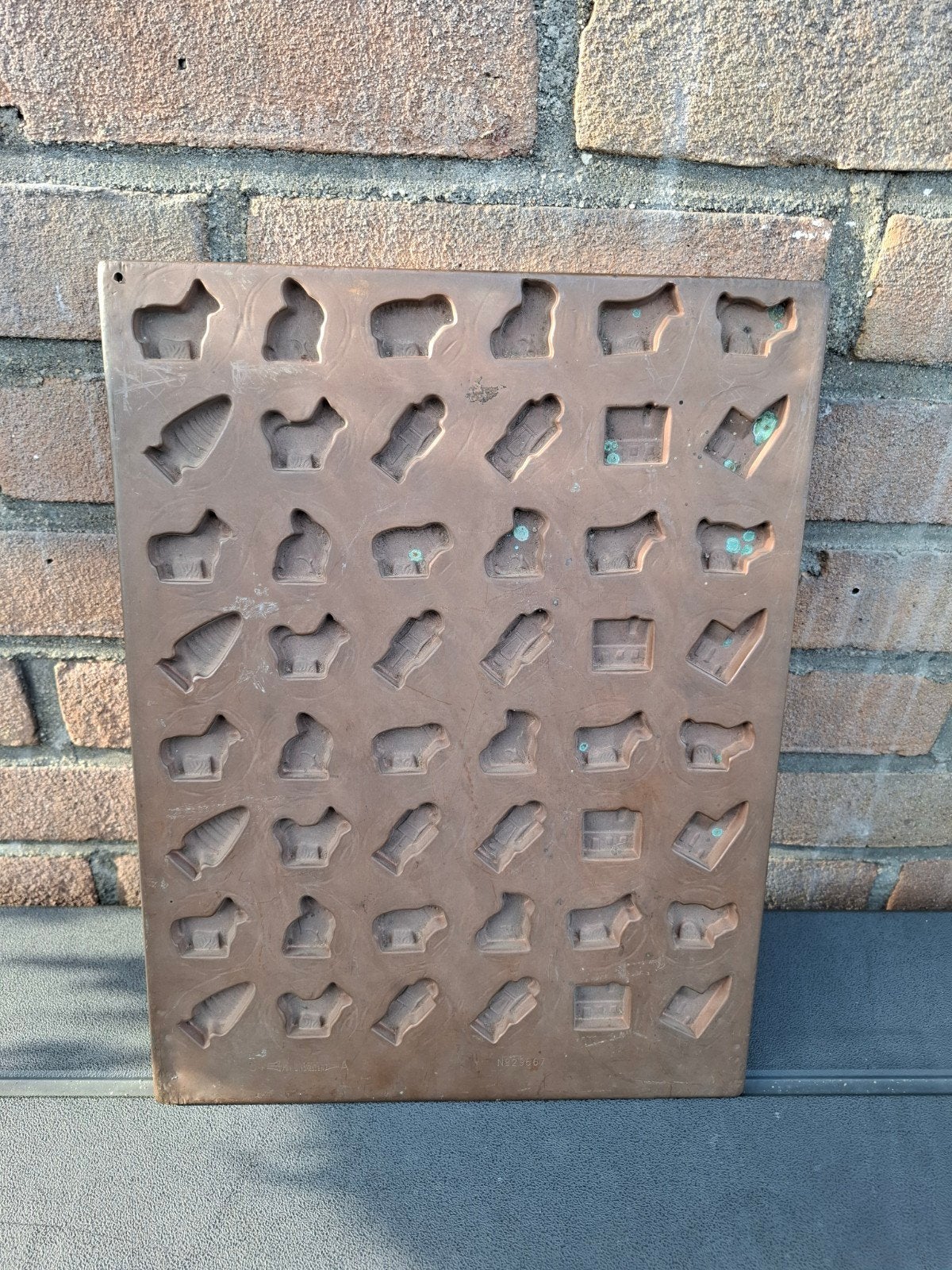 Chocolade mal oude metalen vintage dieren, Ophalen of Verzenden