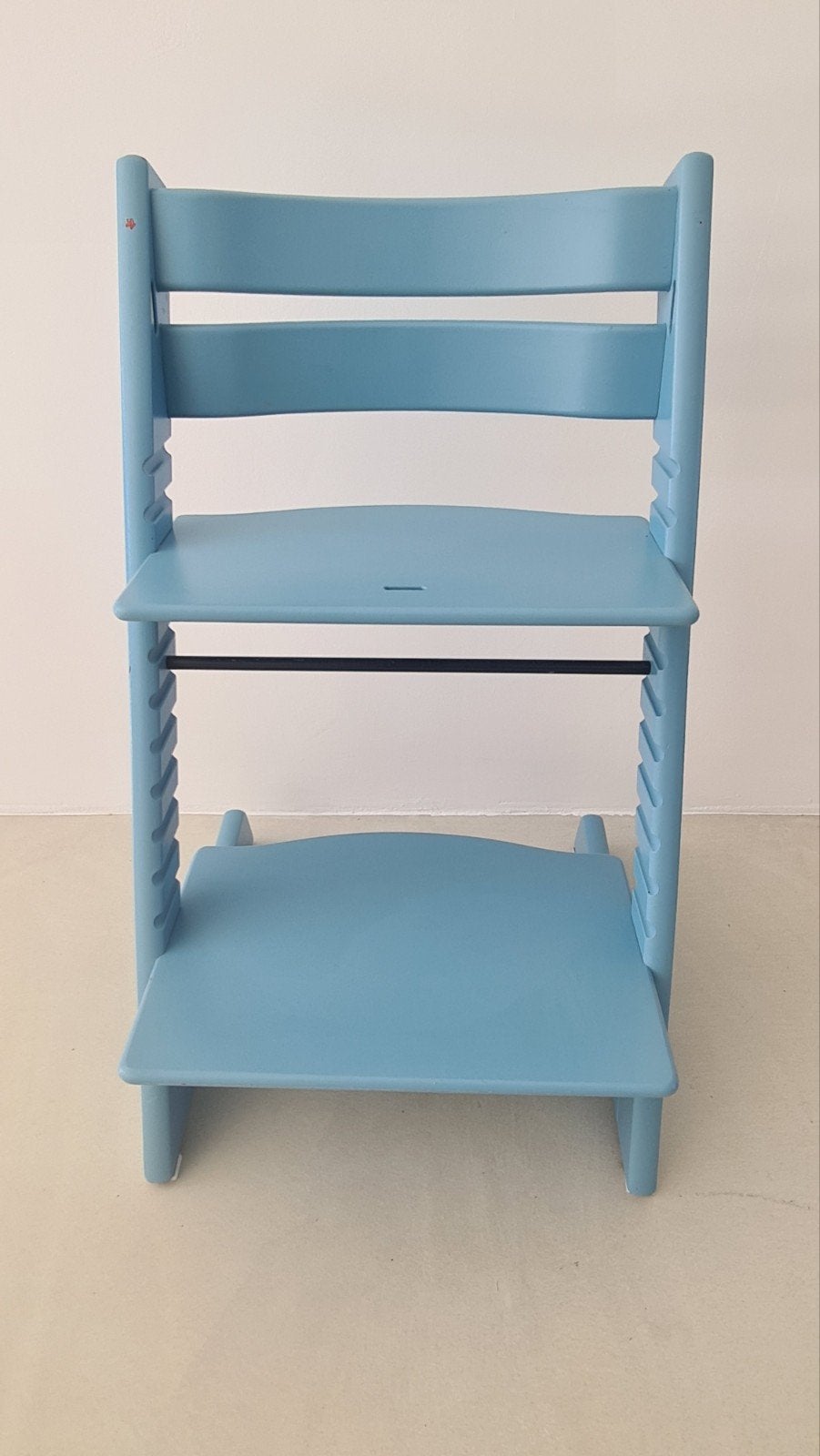Stokke tripp trapp blauw, Ophalen of Verzenden, Meegroeistoel