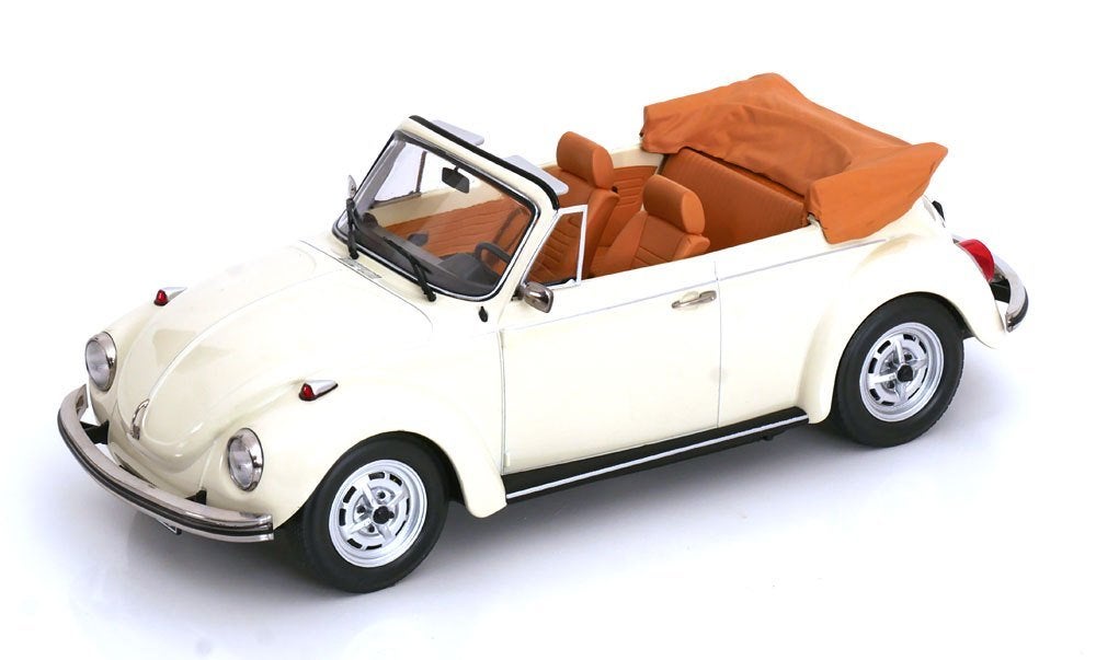1:18 Volkswagen Kever 1303 Cabriolet - 1972 - Creme wit, Auto, ., Norev, Ophalen of Verzenden