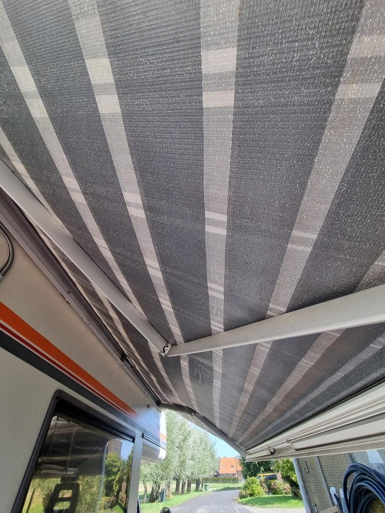 Camper luifel Thule Omnistor wand cassette luifel 4 mtr, Caravans en Kamperen, Ophalen, Gebruikt