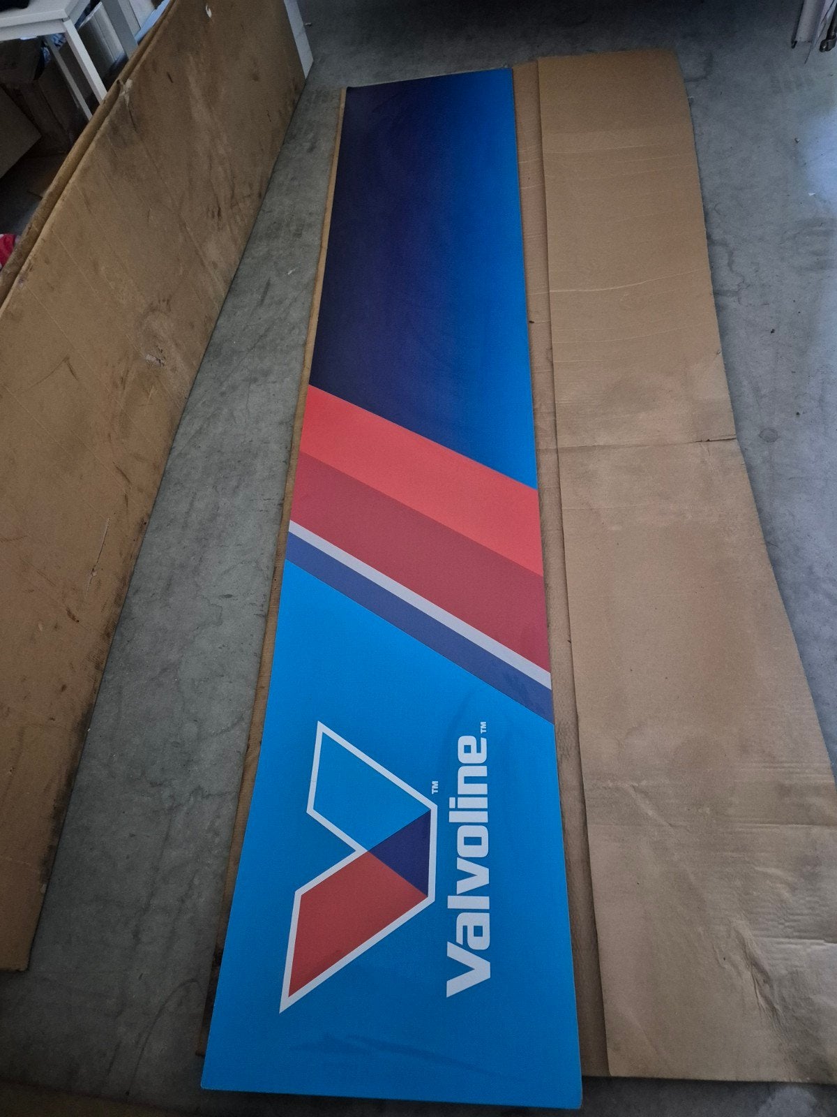 Valvoline Reclamebord voor garagebedrijf - Nieuw in doos, Ophalen, Nieuw, Reclamebord