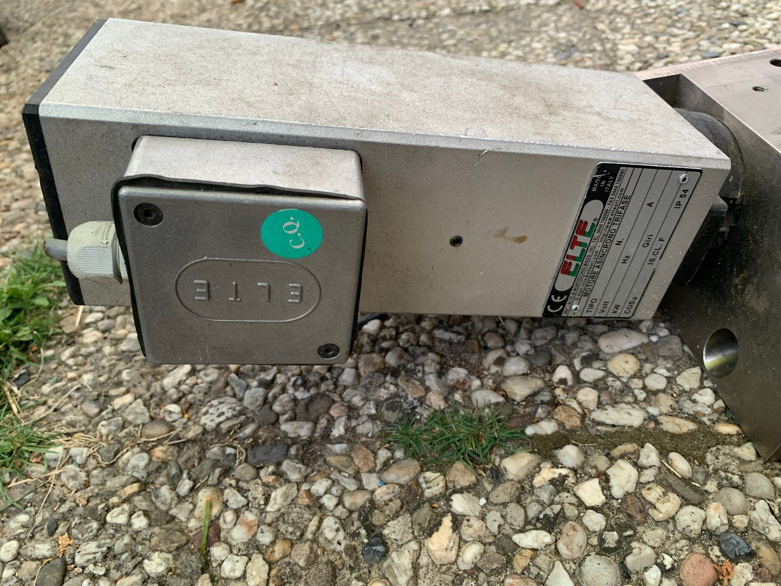 2 x ELTE Asynchrone Draaistroommotor 2.2 kW 380V 24000 RPM, Doe-het-zelf en Verbouw, Motoren, Ophalen of Verzenden, Gebruikt, Elektromotor