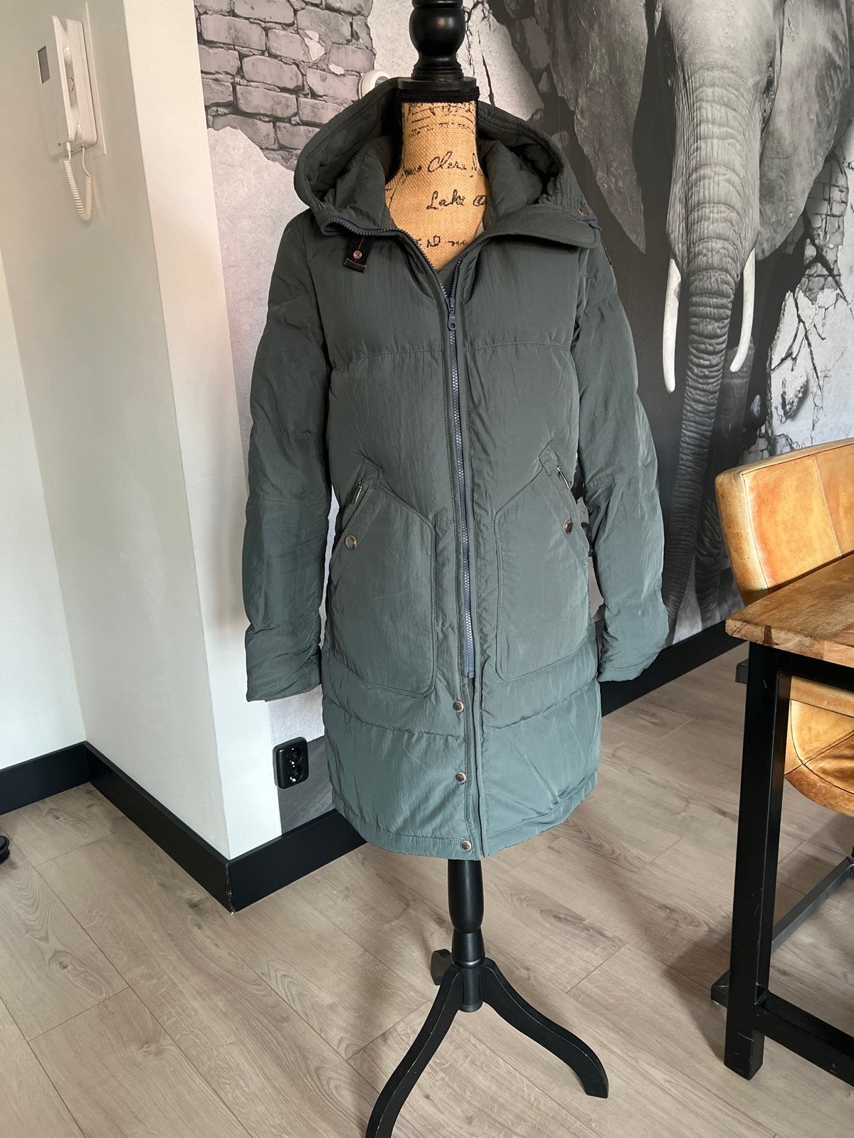 Parajumpers Anchorage donsjas - Maat S, Ophalen of Verzenden, Zo goed als nieuw, Maat 36 (S), Groen