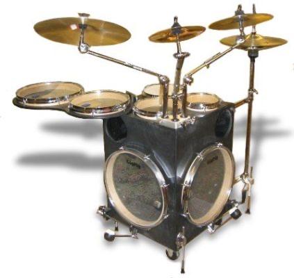 GigPig - double kick Uniek Compact Drumstel, Ophalen of Verzenden, Gebruikt, Overige merken