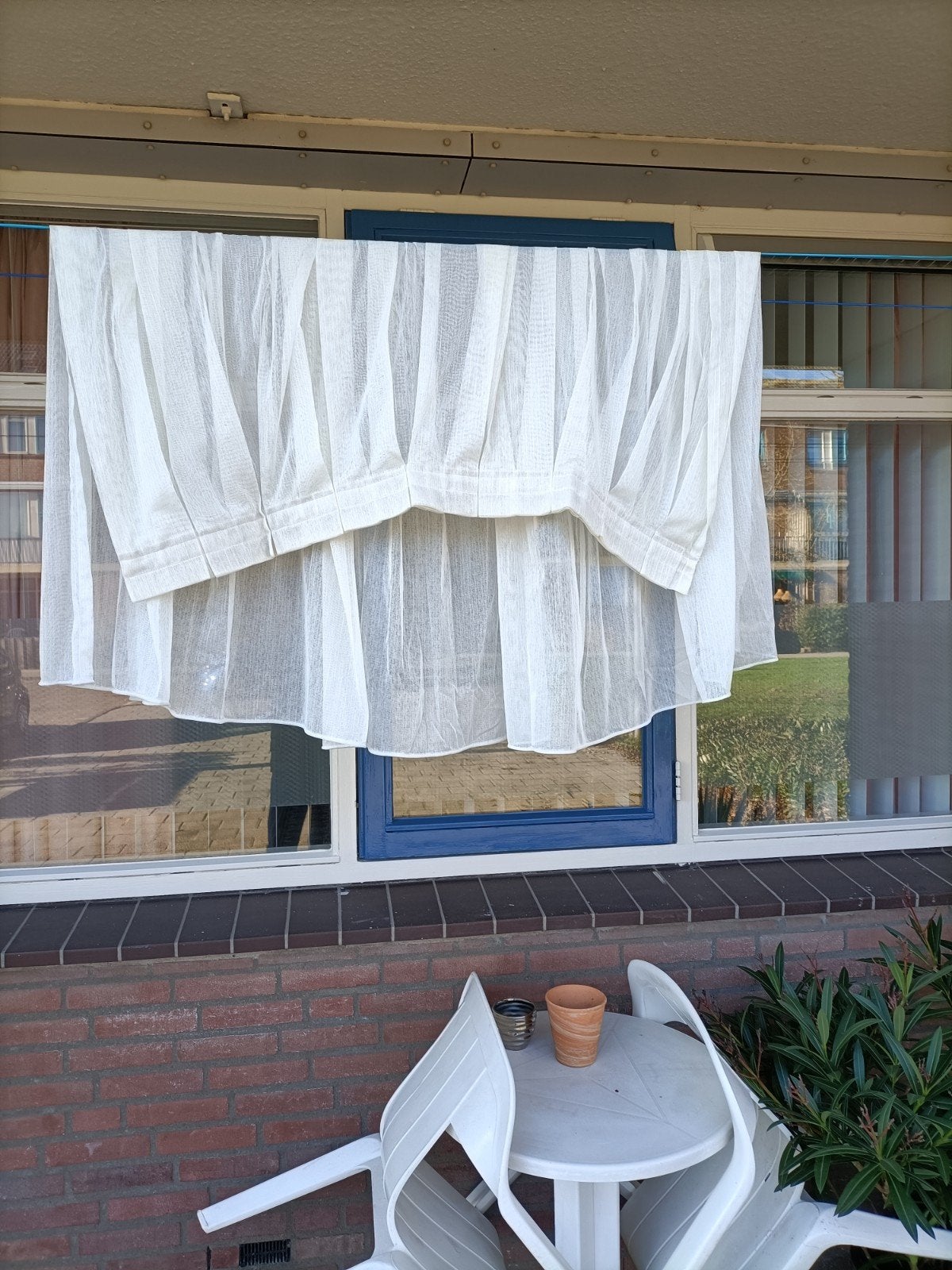 Glasgordijn 1st, 200 cm, Gebruikt, Overige merken, Loodveter