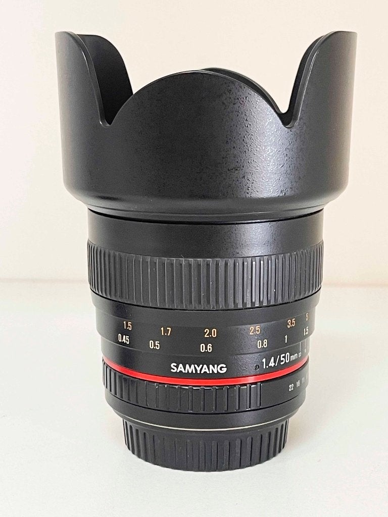 Samyang 50mm f/1.4 AS UMC-Canon EF (lichtsterke portretlens), N, N, Samyang, Overige typen
