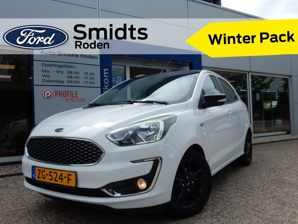 Ford Ka+ 1.2 85PK Trend Ultimate White | Clima | Winter Pack, Auto's, Ford, Ka, Wit, Origineel Nederlands, Bedrijf