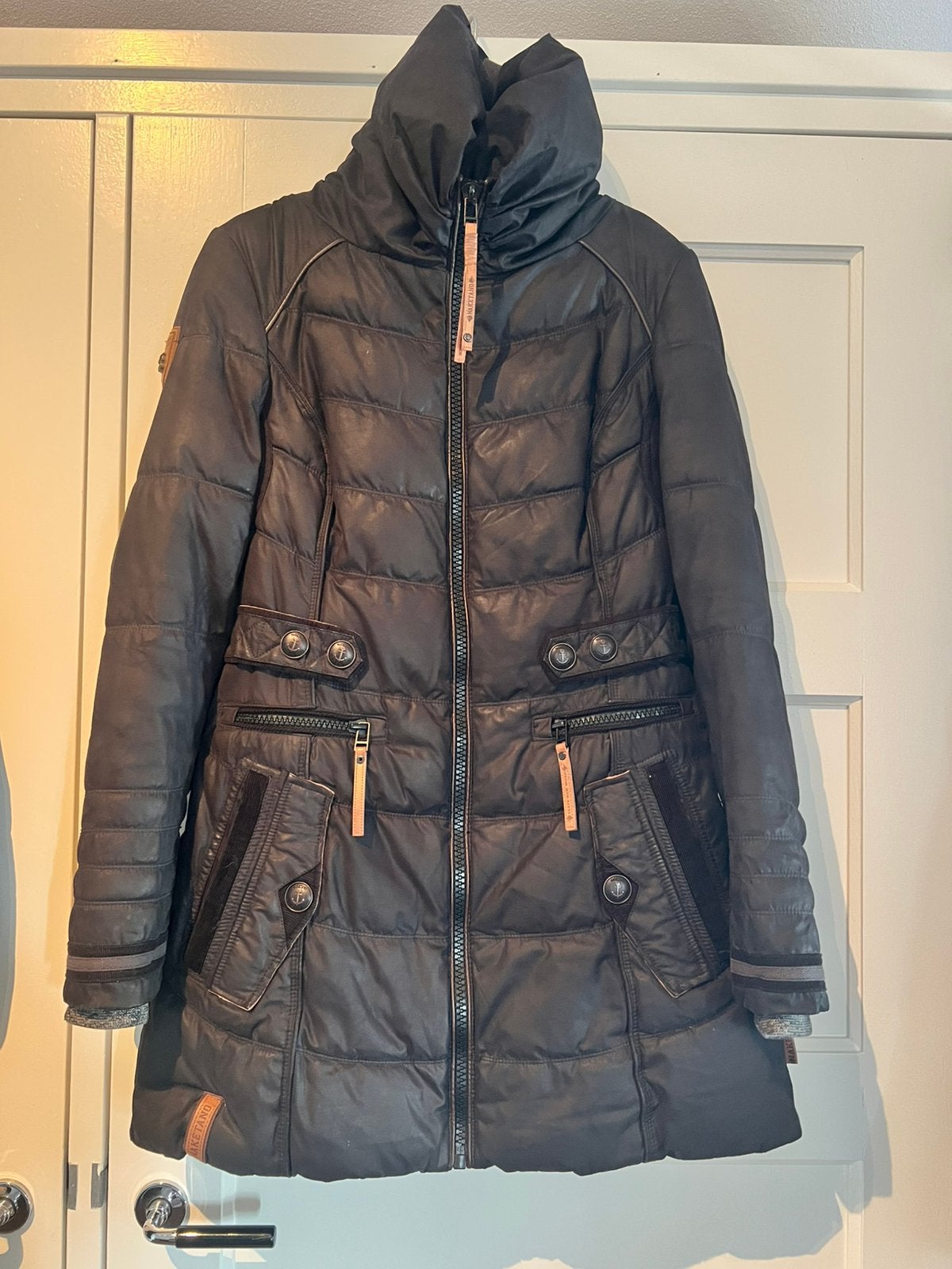 Naketano winterjas, Kleding | Dames, Ophalen of Verzenden, Zo goed als nieuw, Zwart