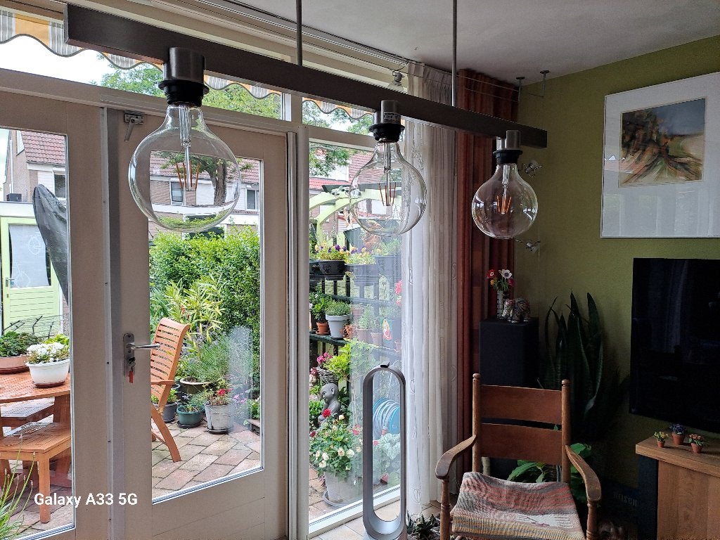 Hanglamp Roestvrijstaal Spaans ontwerp, Ophalen, Gebruikt, Metaal, Modern,