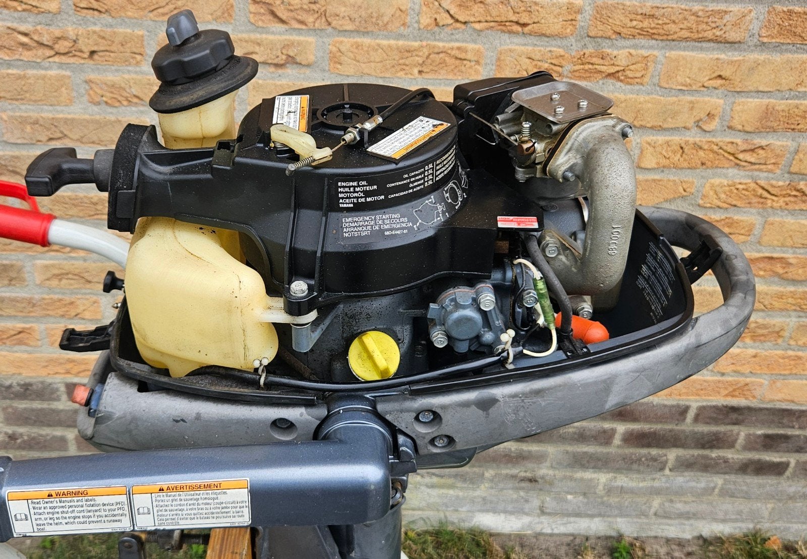 Onderdelen yamaha 4 pk 4 takt, Watersport en Boten, Ophalen, Gebruikt, Motor en Techniek, Zeilboot of Motorboot