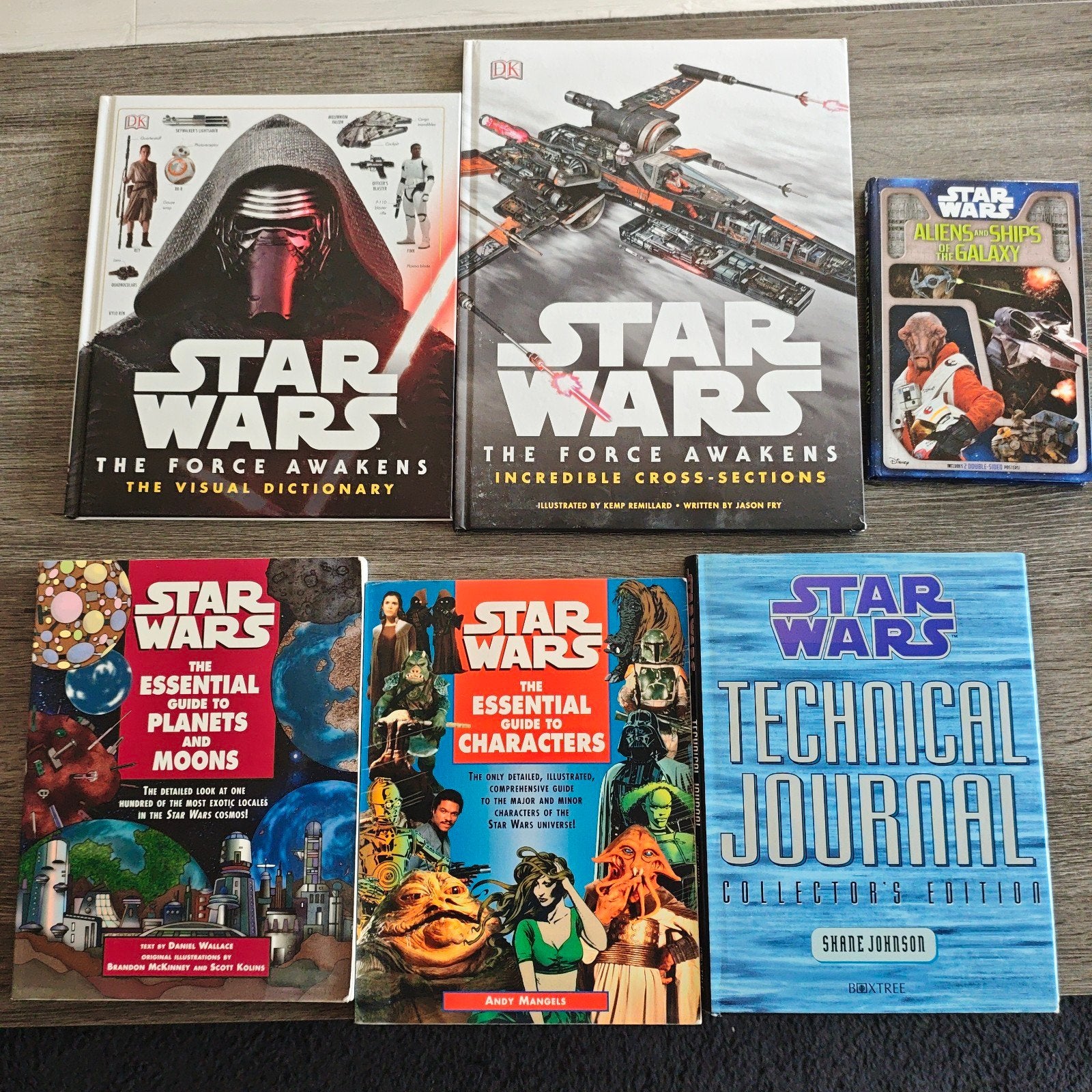 6 Star Wars Visual Dictionaries, Gidsen & Journals, Ophalen of Verzenden, Boek of Poster